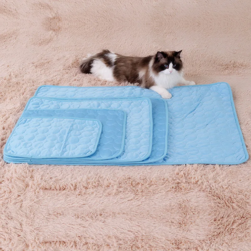 

Temperature cooling ice material - Transparent, washable, anti-slip temperature drop, suitable for dog and cat summer sleep