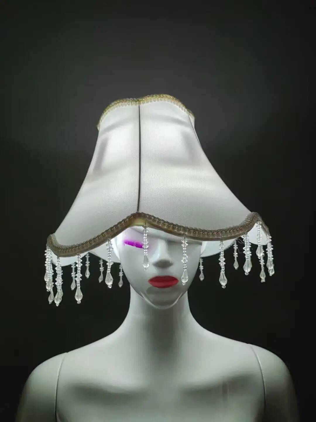 

Led Light Lamp Hat Cool Folk Dance Heagear Luxury stage performance show Headdress