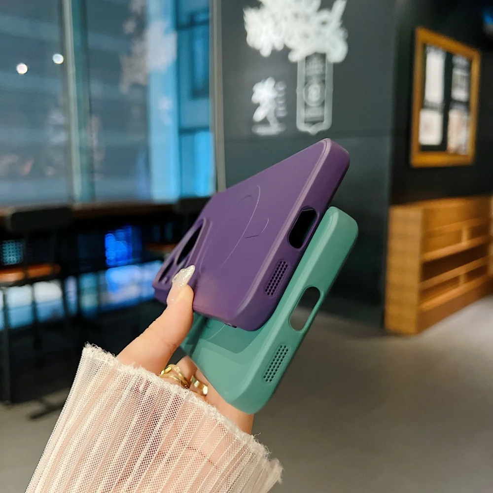 Luxury Silicone Magsafe Phone Case for HuaWei Pura 80 70 P60 P50 P40 Pro Ultra Mate 70 60 50 Pro + Wireless Charge Soft Cover