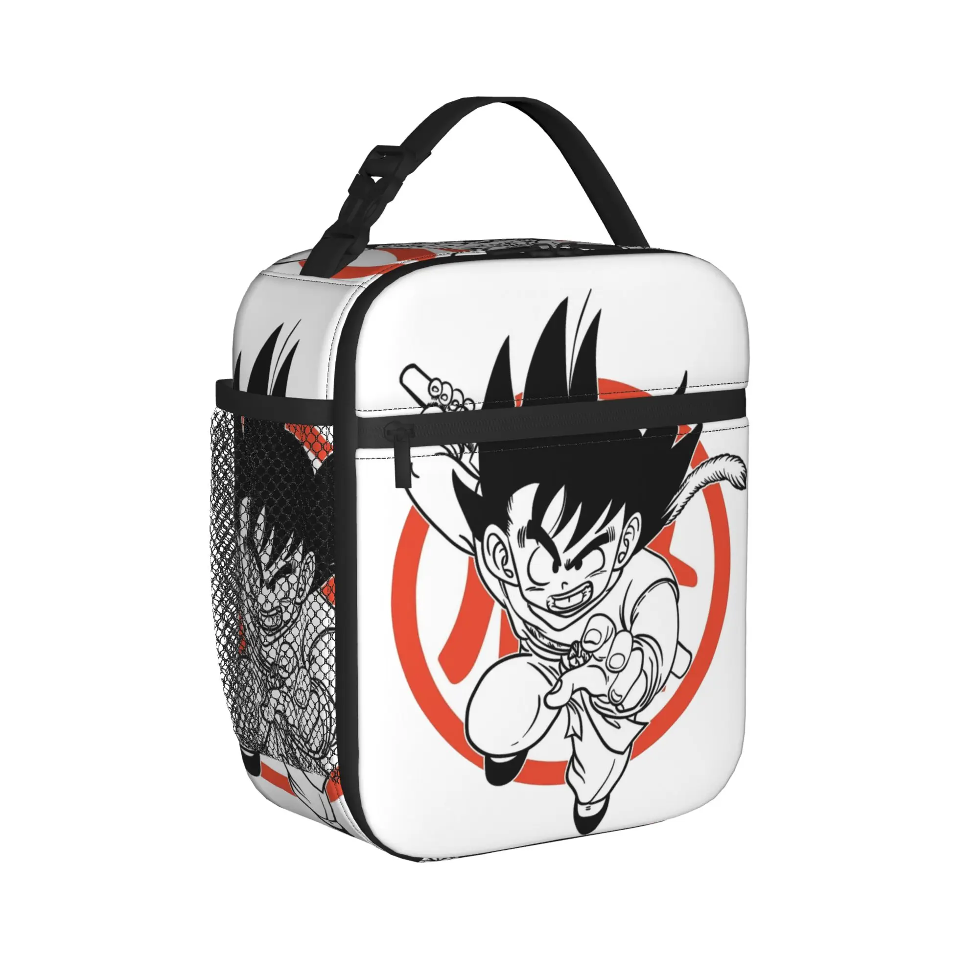

DBZ Songoku Insulated Lunch Bag Cooler Bag Reusable,Lunch Container Large Tote Lunch Box Bento Pouch School Outdoor