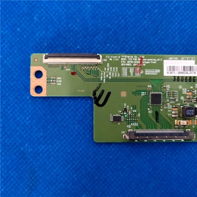 Good Test For 43 inch TV 6870C-0532A T-CON 6871L-3806B 43LJ500V-ZB 43PFT4131/12 43LF510V HC430DUN Logic Board 43LH570V 43LF510V