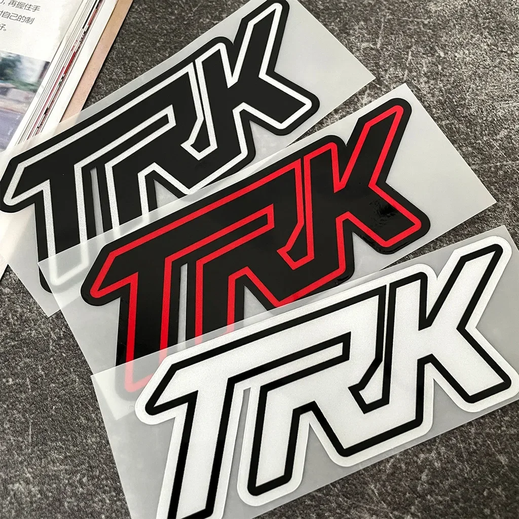 2pcs TRK Waterproof Vinyl Decal Sticker For TRK 502 502X 251 702 702X Motorcycle Helmet Body Modification Accessories
