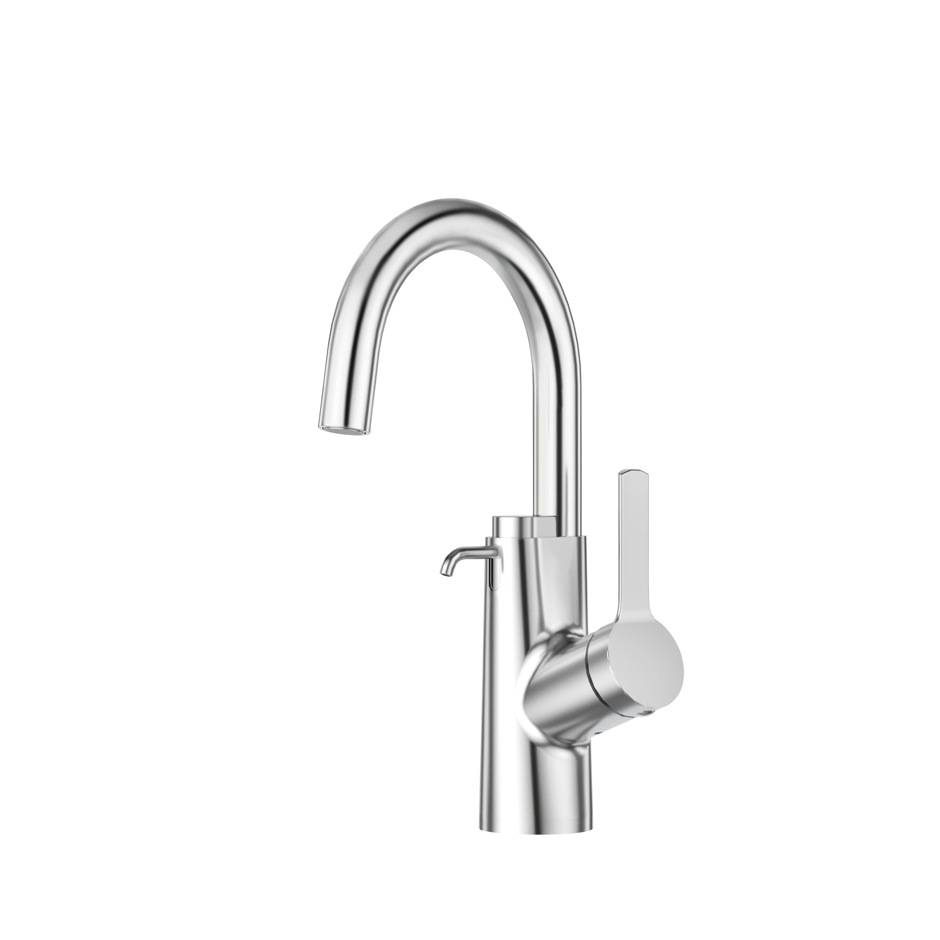 

Chrome New Hot And Cold Water 304 Stainless Steel Taps Soap Kitchen Faucet