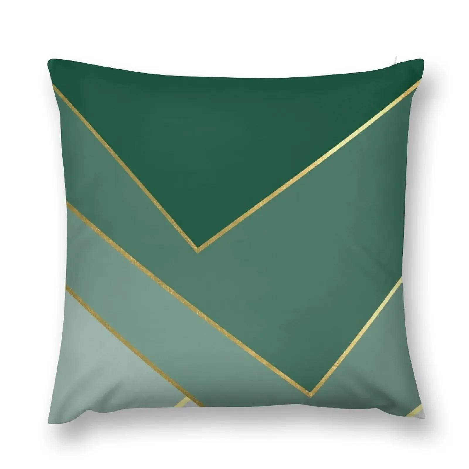 

Glam Geo Lines No. 2 Throw Pillow Cusions Cover christmas cushions covers autumn pillowcase luxury home accessories pillow