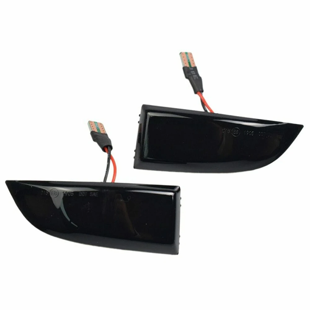 

2* LED Car Dynamic Turn Signals Lights Yellow LED Side Mirror Indicator Lights For Renault Megane 3 MK3 III RS 2008-2016