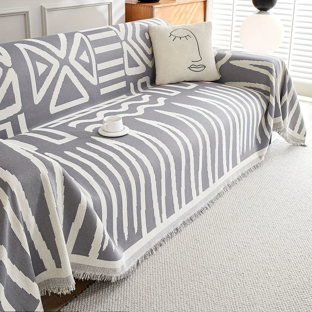 A Pet Friendly Single Piece Sofa Cover Suitable For Armchairs, Double Triple Quadruple And Combination Sofas, Machine Washable,