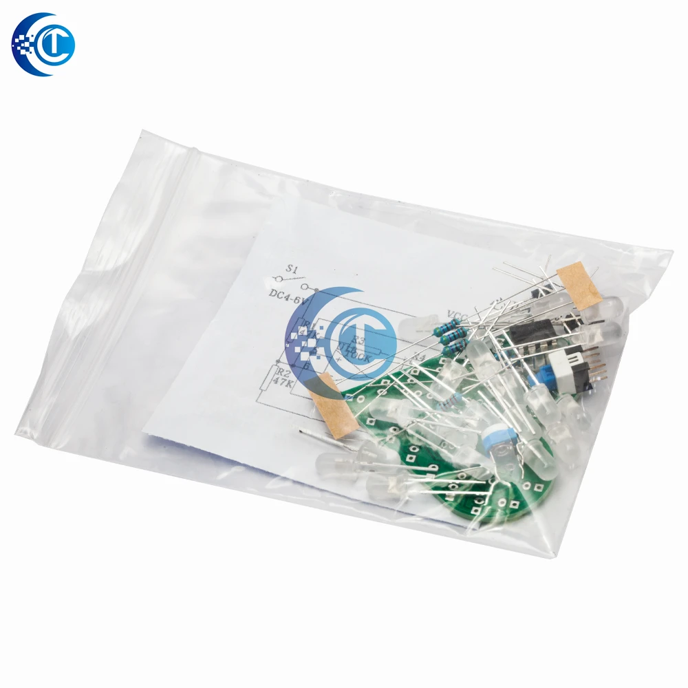 DIY Heart LED Breathing Light Module 4-Color DC 4V-6V STEM Science Kit