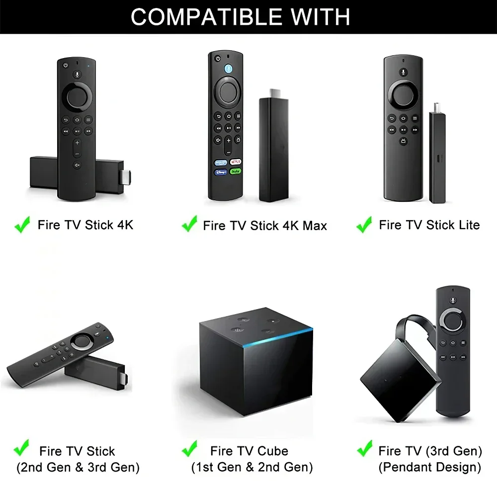 YA Smart TV Stick 4K MAX Lite Fire Cube Remote Works with Alexa Replacement Voice Remote Control for Fire Stick TV 3rd Gen