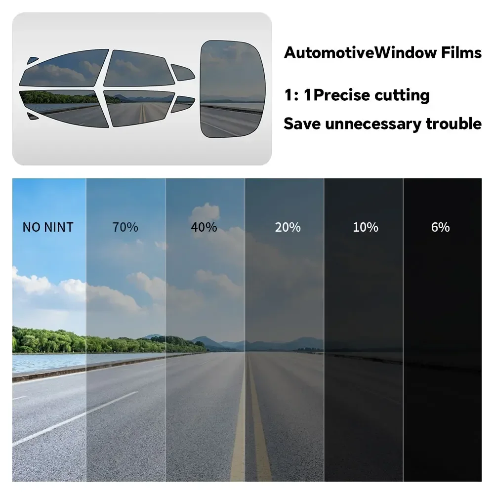 PFCC Pre-Cut Car Window Privacy Tint Film For Tesla Model 3 2024 Highland Auto Sticker Foils ceramic solar UV Protector films