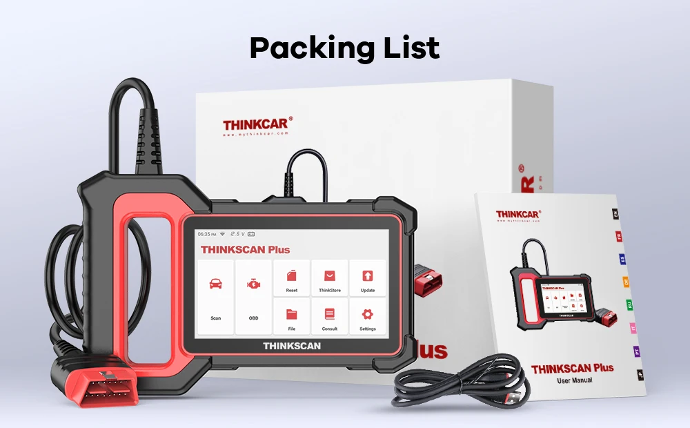 THINKSCAN PLUS S4/S6/S7 OBD2 Car Diagnostic Tools Multi System Scan ABS SRS ECM TCM BCM IC AC Reset Code Reader Auto Scanner