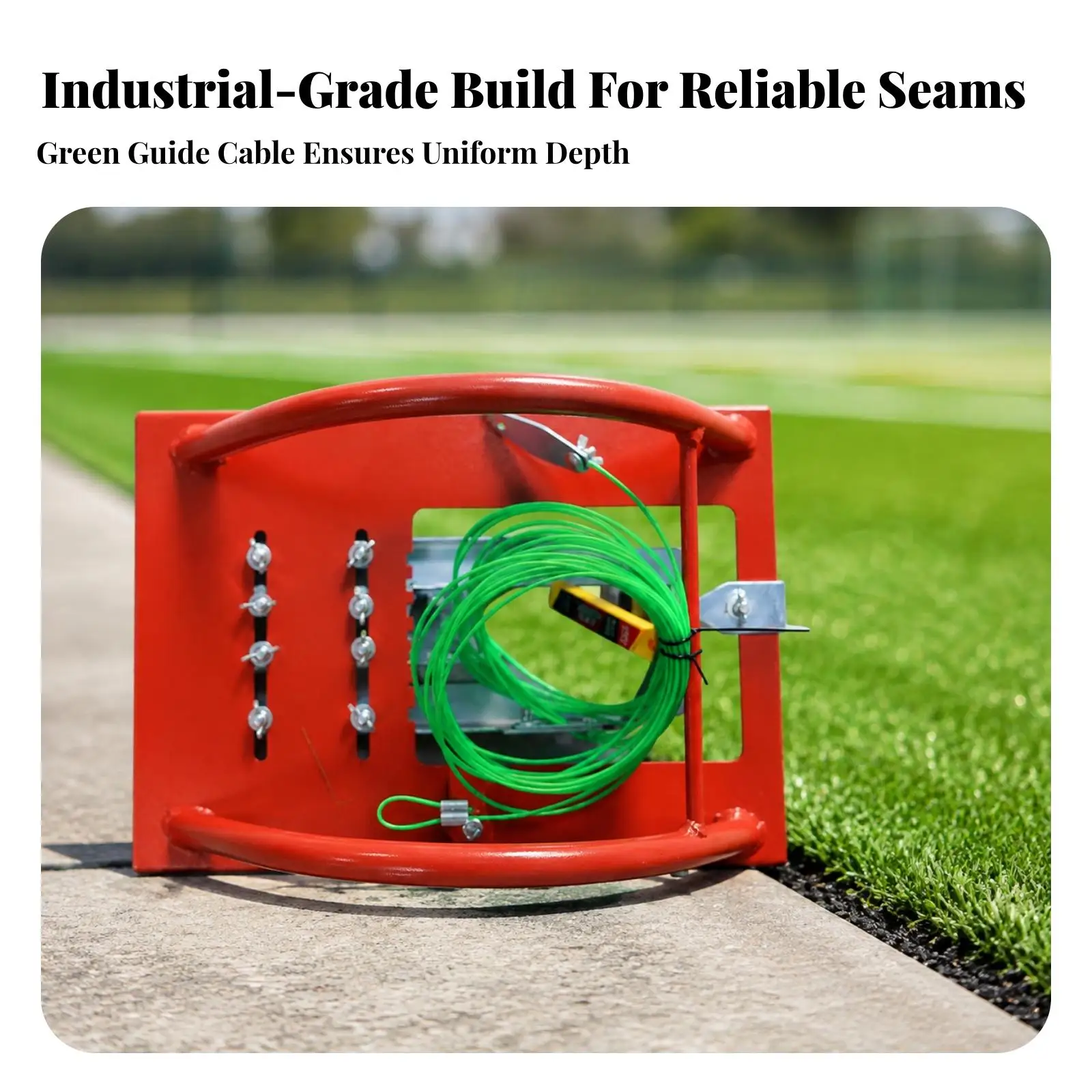 Metal Turf Cutting Machine for Artificial Matting Line Cutter with Ergonomic Handles for Landscape Maintenance Needs