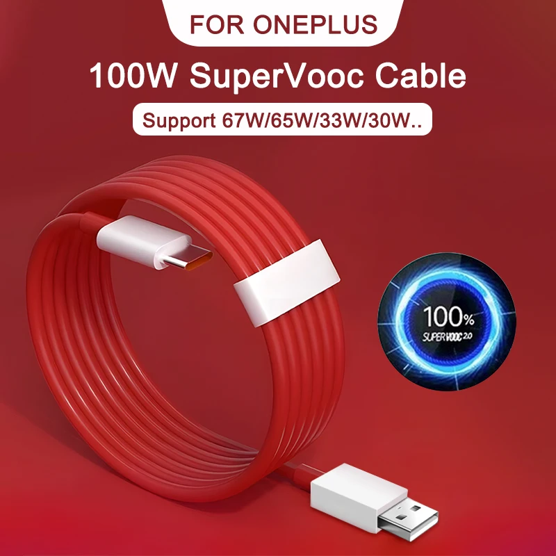 Original 100W USB Type C Data Cable For Oneplus 15t 15 13 12 11 Pro 13r 12r Ace 6t 5 6 Ultra Fast Charging Cable Phone Accessory