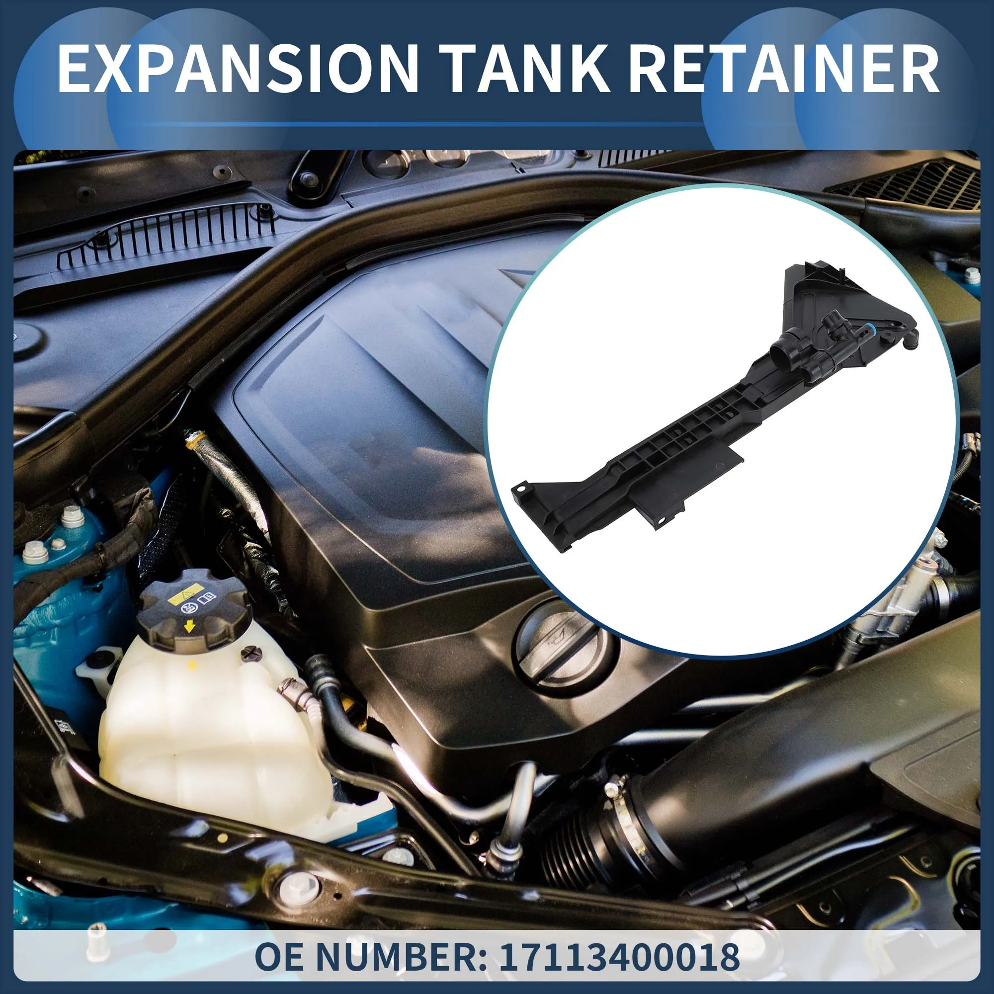 

UXCELL Manual Trans Radiator Coolant Tank Mounting Plate No.17113400018 for BMW X3