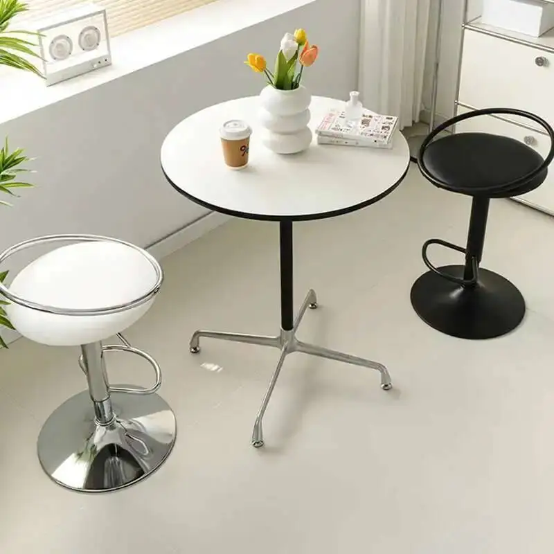 

Bar Party Counter Chair Relaxing Gaming Modern Retro Backrest Bar Stool Outdoor Leather Sgabello Cucina Living Room Furniture