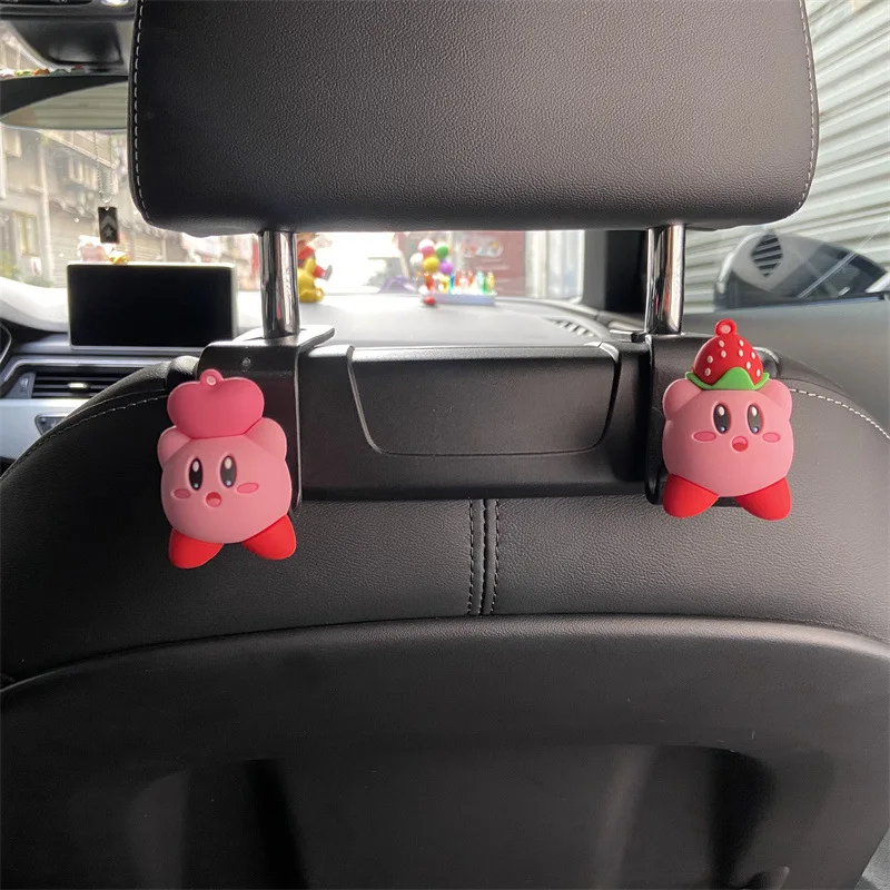 Kirby Car Seat Headrest Hook for Auto Back Seat Universal Car Hidden Seat Hook Storage Organizer Hanger for Handbag Purse Bags