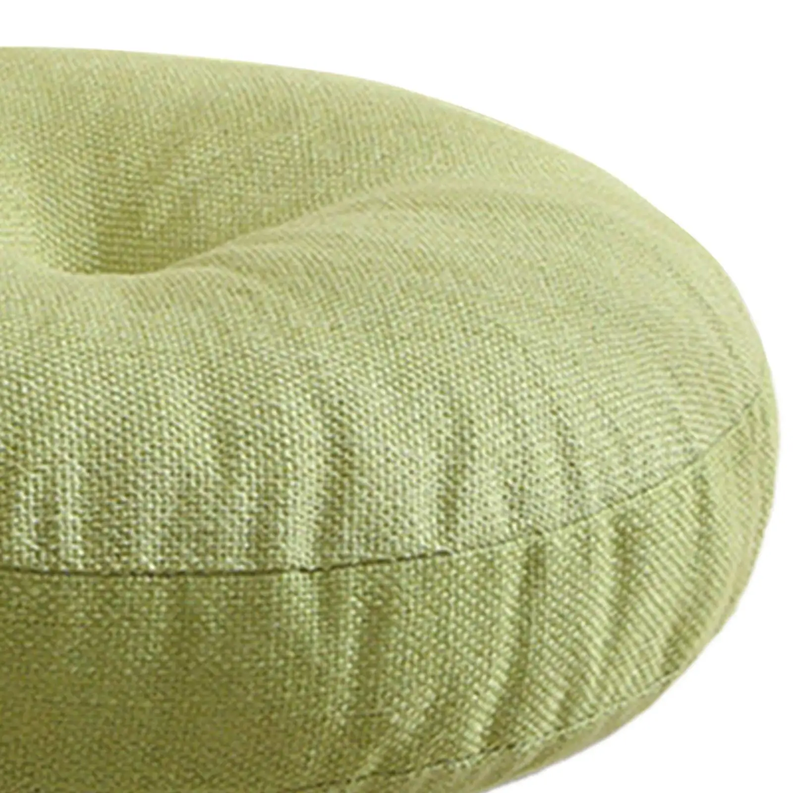Almohada de suelo redonda, cojín de meditación, almohada de asiento de suelo de lino y algodón de primera calidad, cojín para silla para oración, oficina, sala de estar y dormitorio