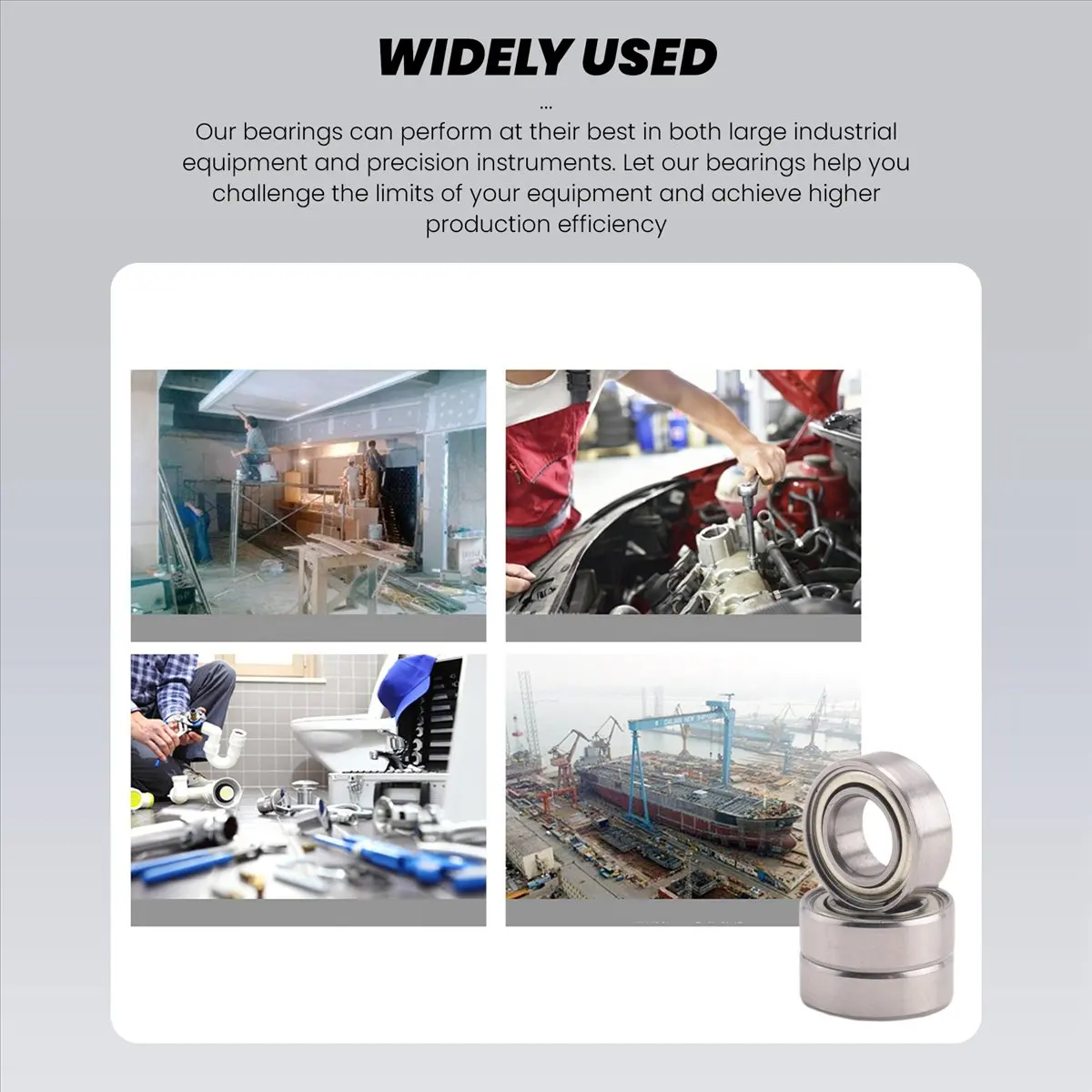 ABZF 2026 10pcs Miniature Rubber Sealed Metal Shielded Metric Radial Ball Bearing, MR126 ZZ 6 X 12 X 4MM