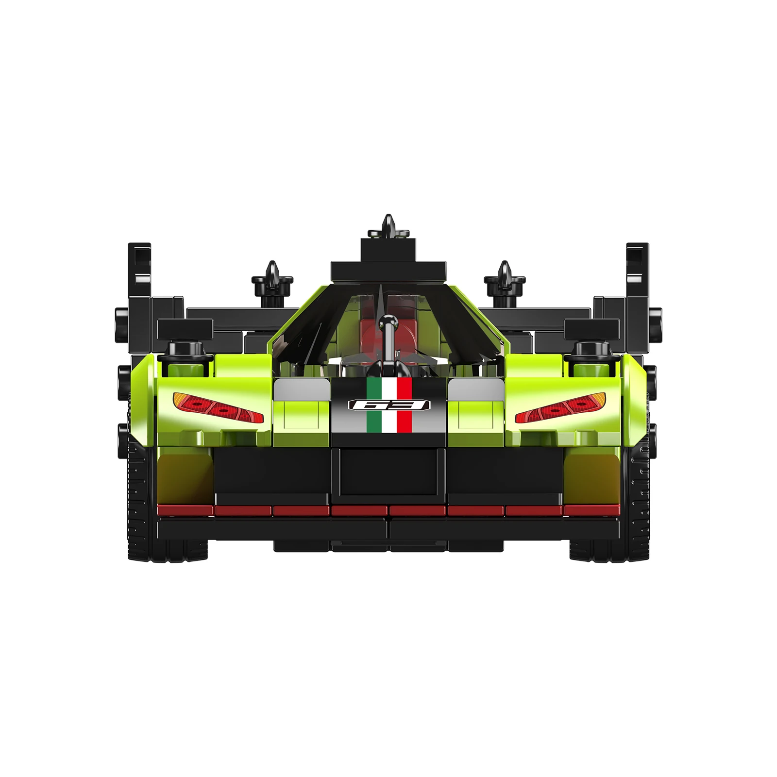 27097 SC63 Supercar 8 modèle de véhicule à goujons 399 pièces blocs de construction briques assemblage modèle jouets pour garçons coffret cadeau de noël