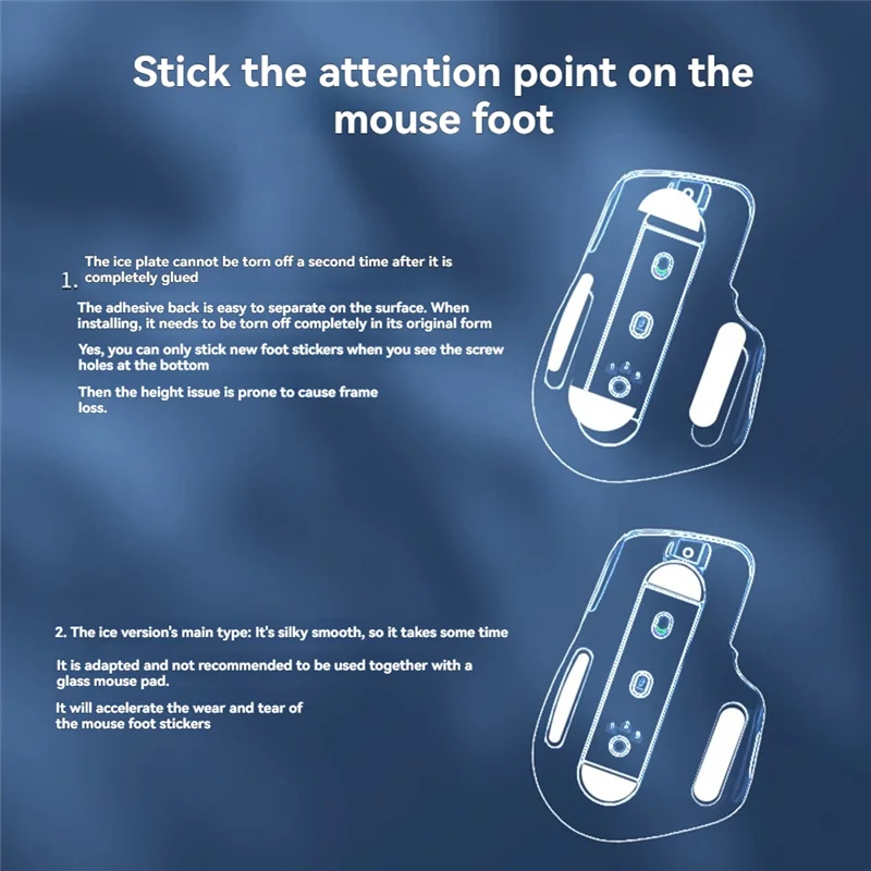 تمت ترقيتها على وسادات أقدام الماوس Logitech MX Master 3S ملحقات الماوس الناعمة والمتينة تعزز تجربة الماوس الخاصة بك #6