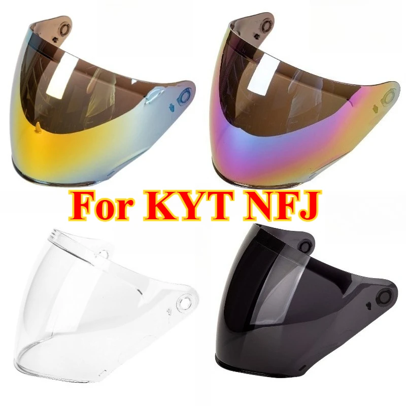 ヘルメットバイザー-kyt-nfj-フェイスシールドバイザーフロントガラスサンシールド抗-uv-ヘルメットアクセサリーに適しています