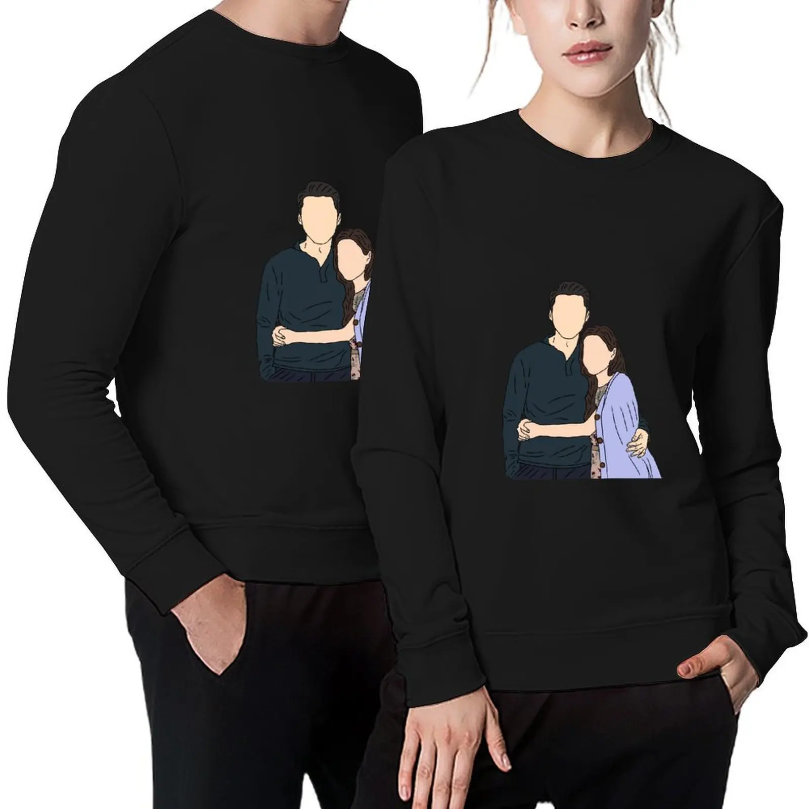 

Crash Landing On You (KDRAMA) - Ri Jeong Hyeok and Yoon Se Ri Pullover anime clothing male clothes aesthetic sweatshirts