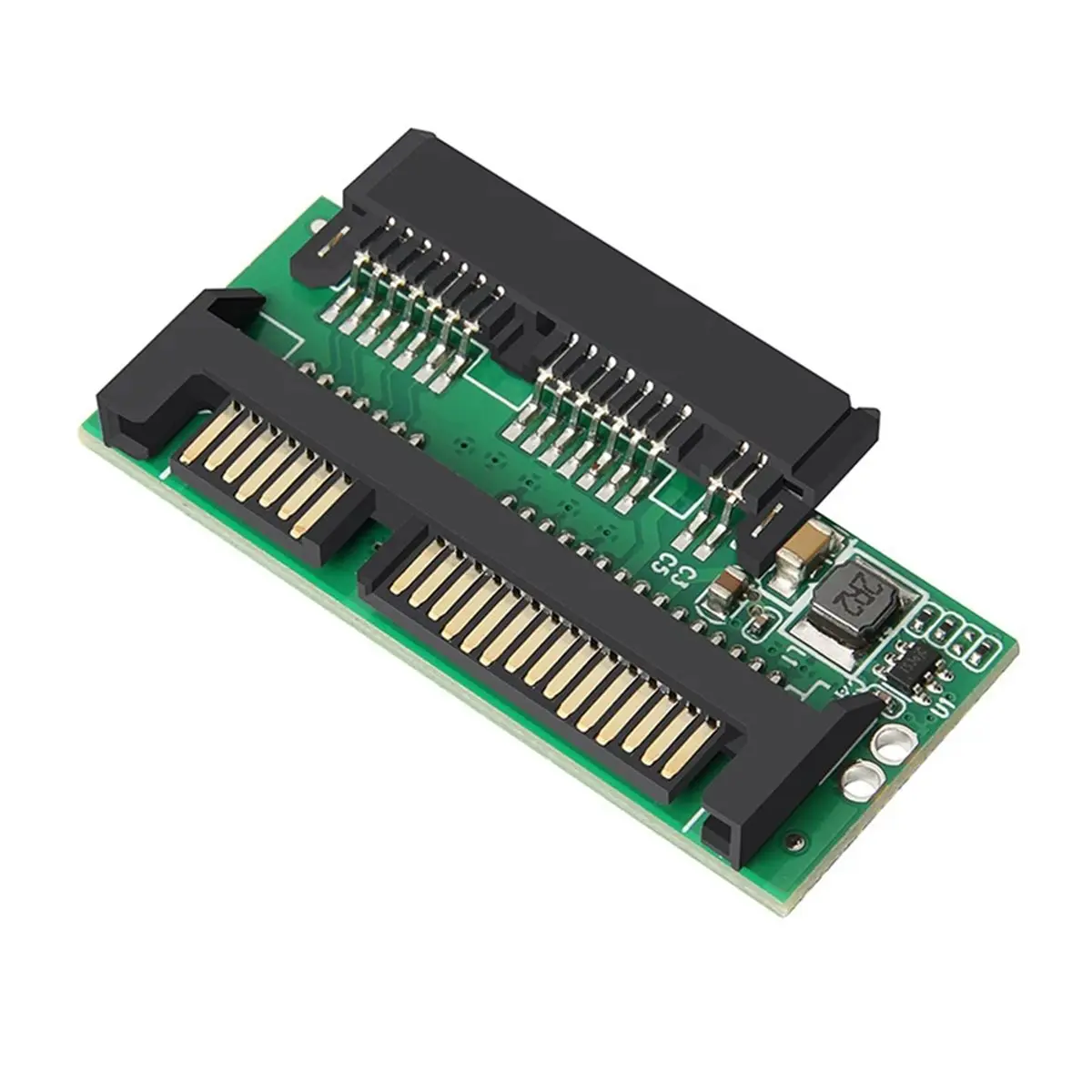 618 Mega Sale 1.8 Inch Micro SATA to SATA 3.0 Adapter Card 9+7pin SSD Converter Card SATA 16PIN to 22PIN SATA for Computer