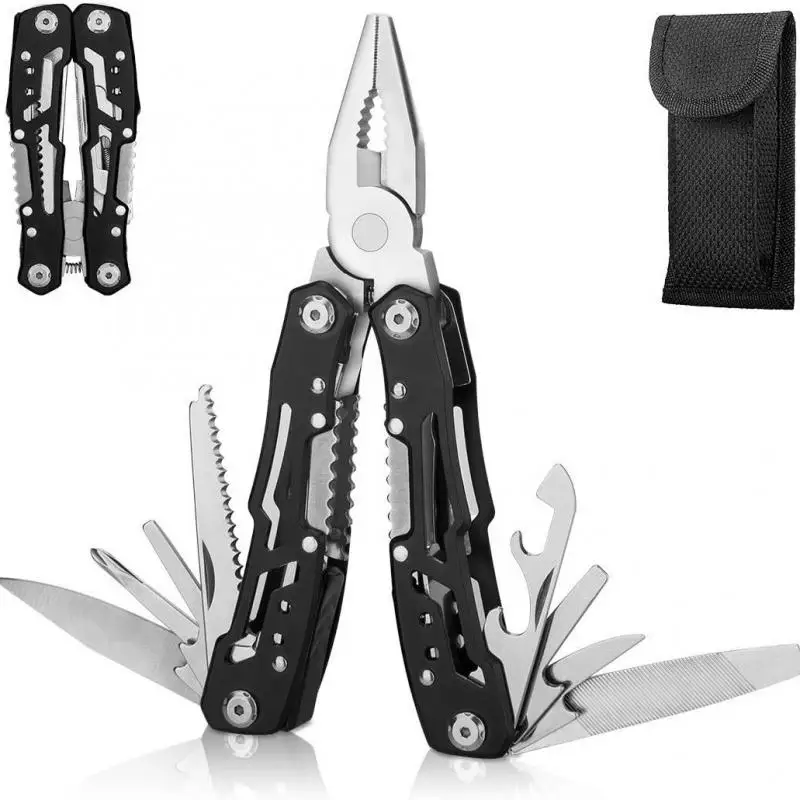 

Folding Multitool Pocket Pliers Knife Outdoor Camping Hand Tool Tough build Multifunctional Pliers For Outdoor Tactical Survival