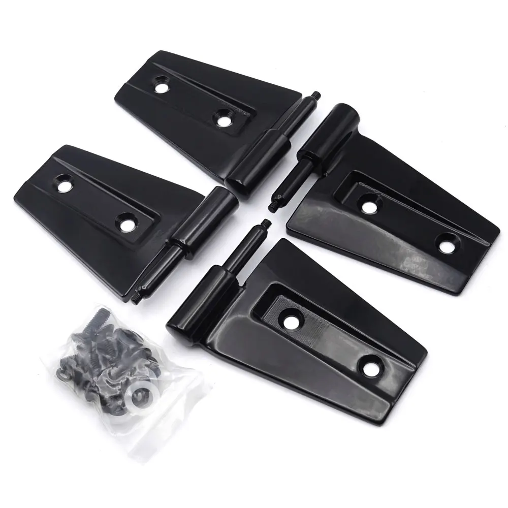 Solid Heavy-duty Door Hinge Pin Guides Mount Kit For Jeep Wrangler JK 2007 2008 2009 2010 2011 2012/13 2014 2015 2016 2017 2018