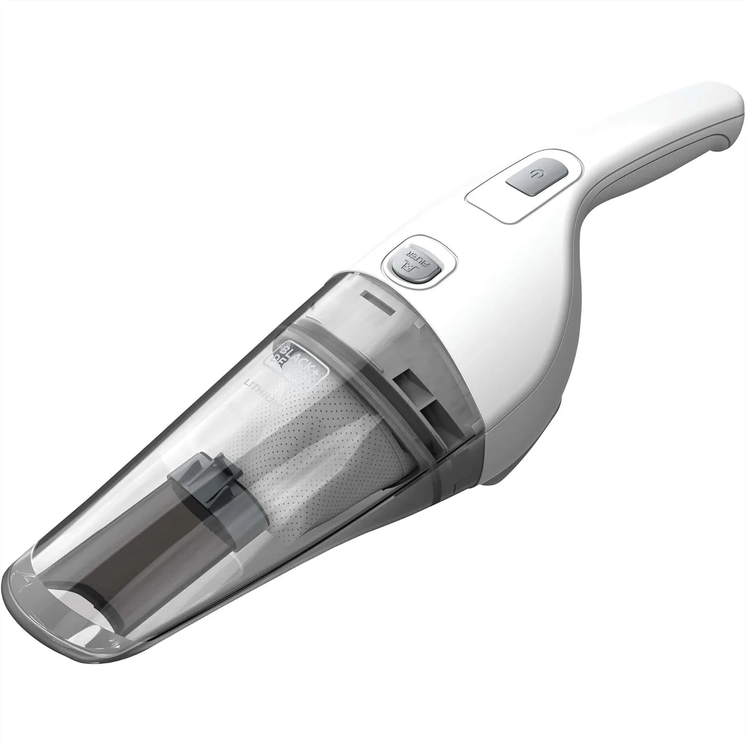 

Cordless Lithium Handheld Power Vacuum with Wall Mount Base and Charger, Bagless Design, Built-in Crevice Tool