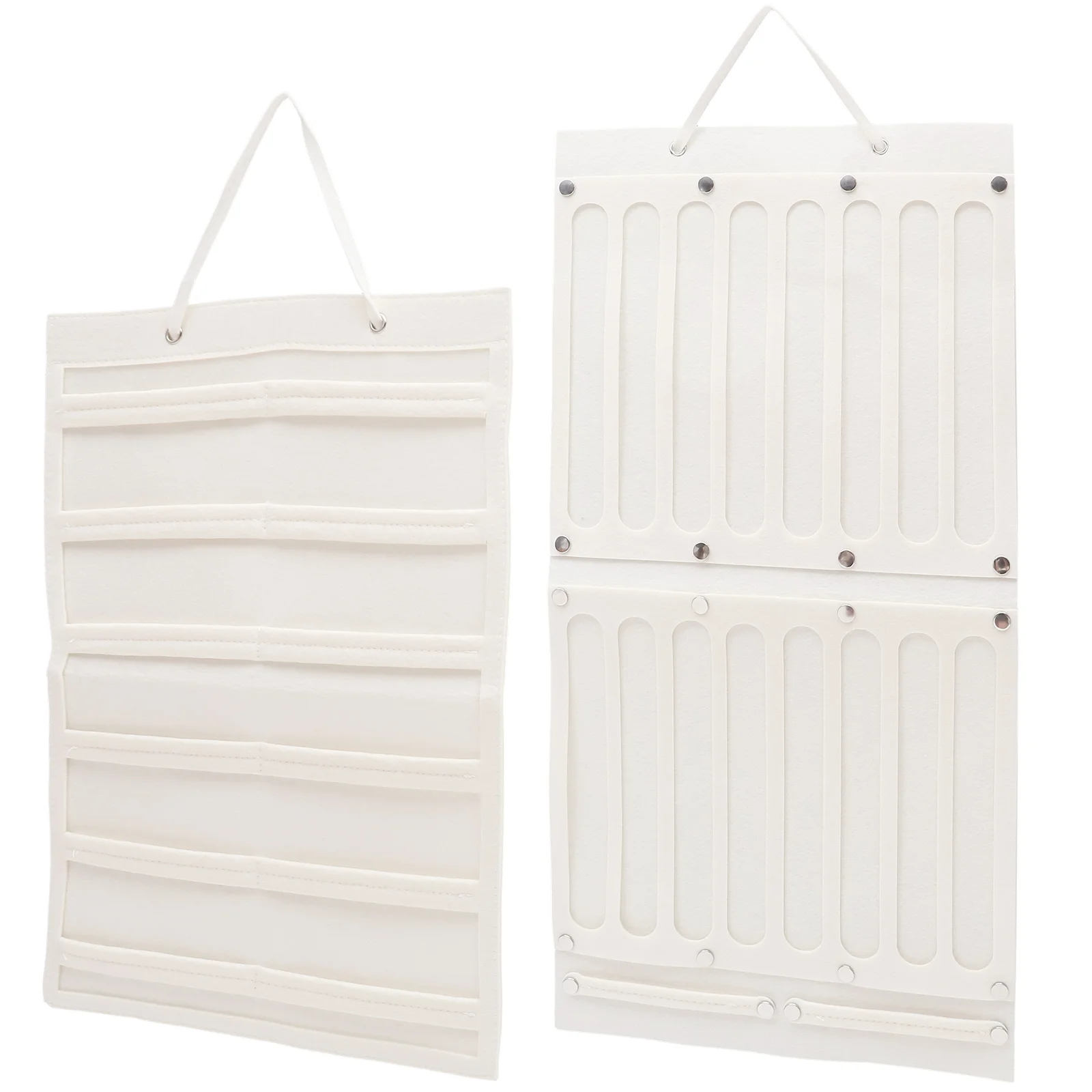 

2pcs Hair Bow Organizer Felt Wall Hanging Storage Rack For Hair Clips Headbands Holder Display Shelf Home Decor