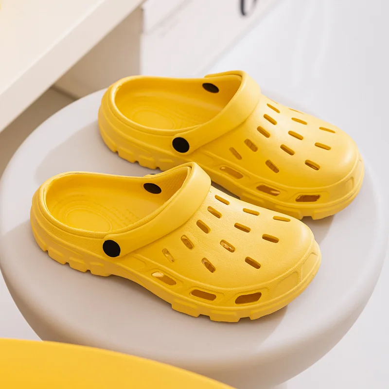 SmilePoP Sommer Frauen Sandalen Neue Weiche Strand Frauen Hausschuhe Im Freien Rutschfeste Wasserdichte Loch Hausschuhe Weibliche Vaction Pool Rutschen – Detail 6