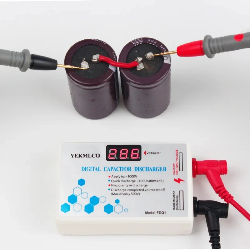 Imagem -02 - Intelligent Capacitor Discharge Instrument 1000v ac dc Switching Power Supply Circuit Board Maintenance Testing Tools