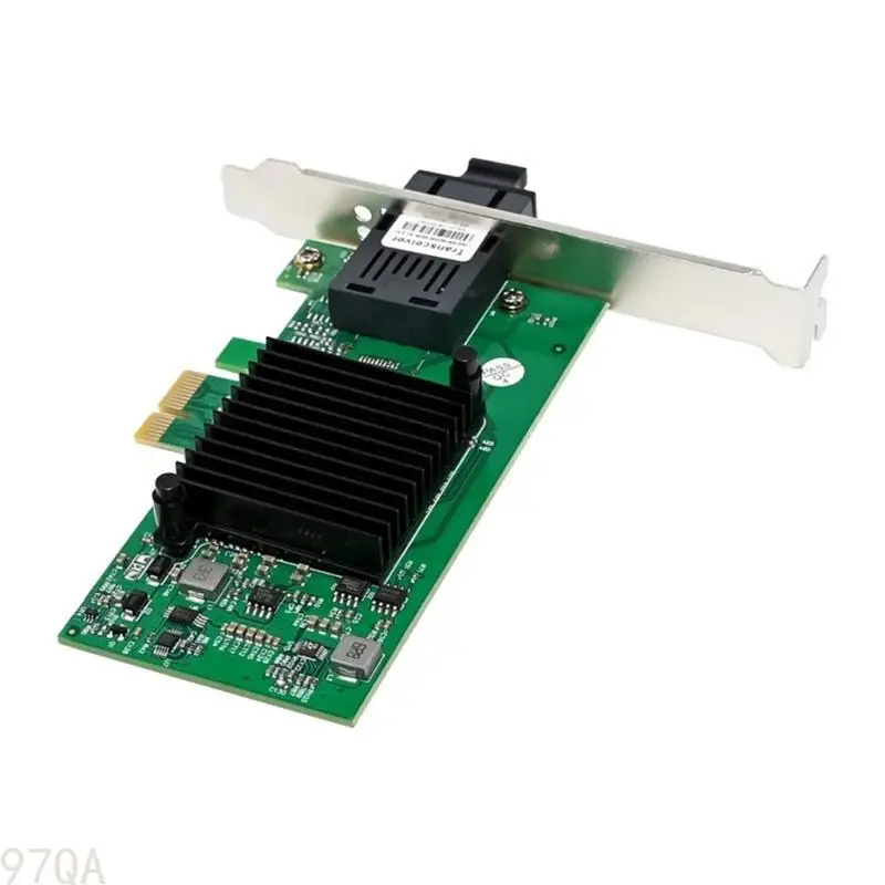 97QA Ethernet LAN การ์ดไฟเบอร์ PCIEXPRES