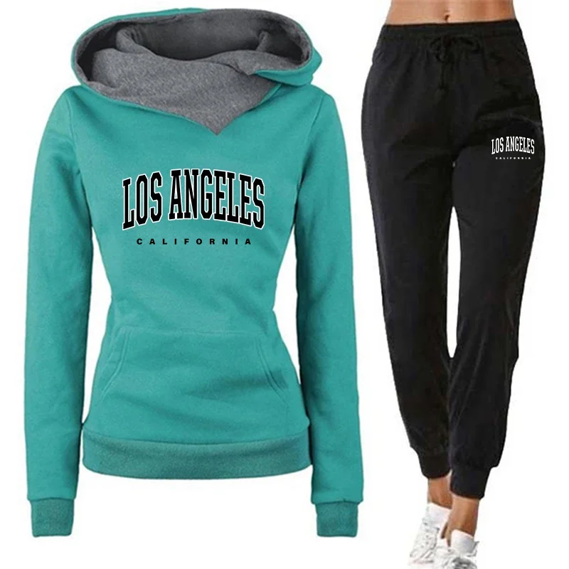 Quality Women's Hoodie Tracksuit 2026 Casual Sweatshirts Outdoors Sports Jogging Clothes Autumn Winter Fashion Single Tops Pants