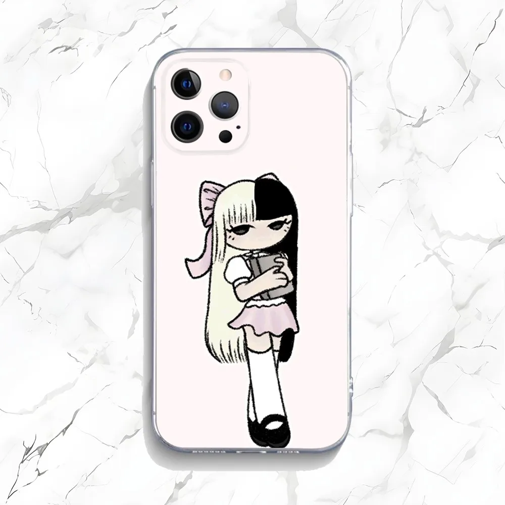 Singer Melanie Martinez Portals Phone Case For iPhone 15,14,13,12,11 Plus,Pro,Max,XR,XS,X,7,8 Plus,SE,Mini Transparent Silicone