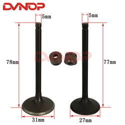 Motorcycle Valve For TZ-55 CF250 CH250 Valve Assy Parts 250cc/150cc CF MOTO ATV Quad Chinese Motorcycle Engine Spare