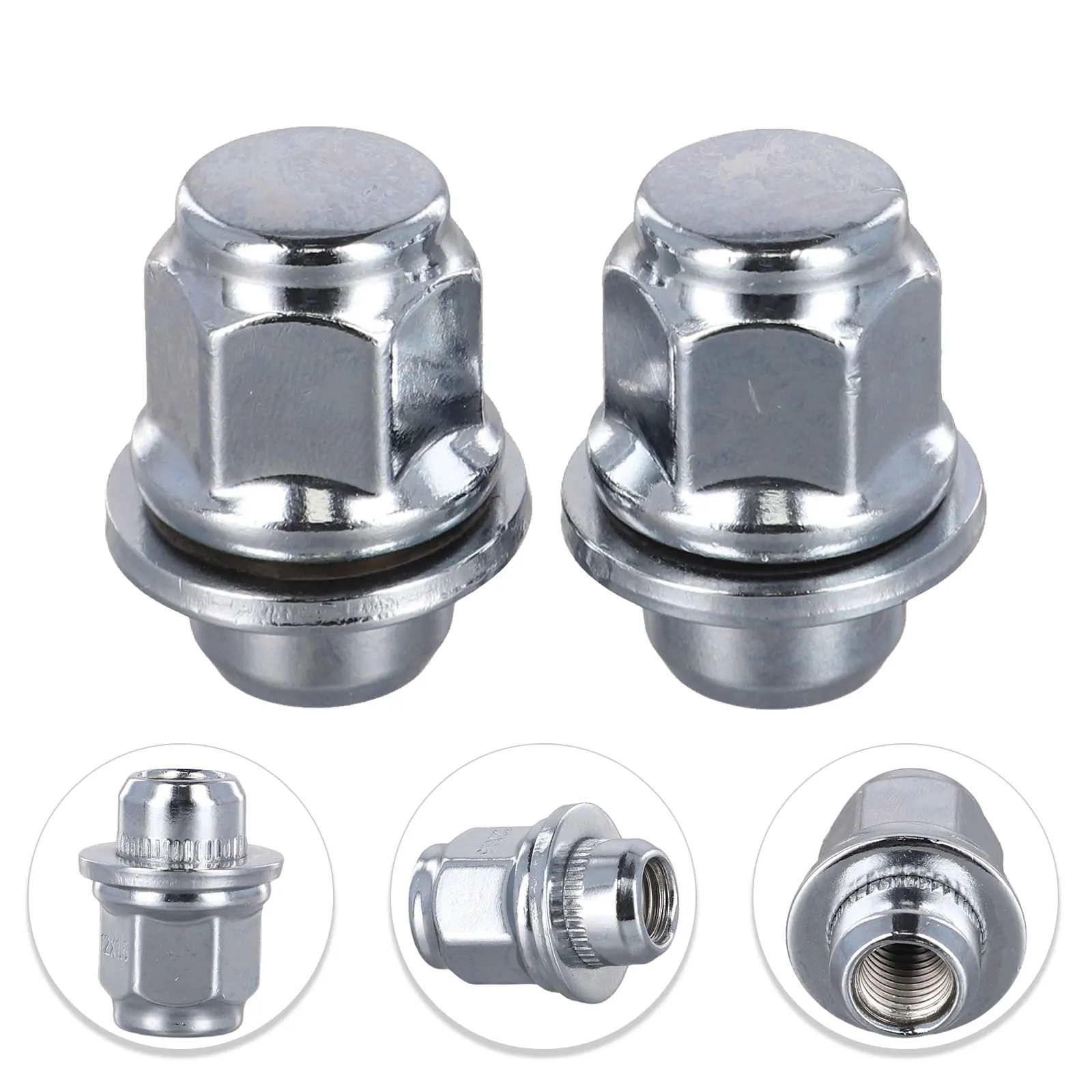 

Стальные хромированные гайки, запасная часть для Toyota для Lexus 9094201033, подходит для моделей, включая Corolla Prius RAV4 NX