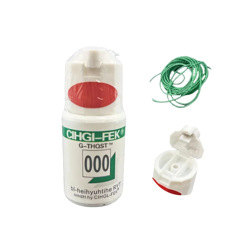 Dental Thread Disposable Gingival Retraction Cord Plain Knitted 1 Bottle Size 0 00 000 Dentistry Dentist Material