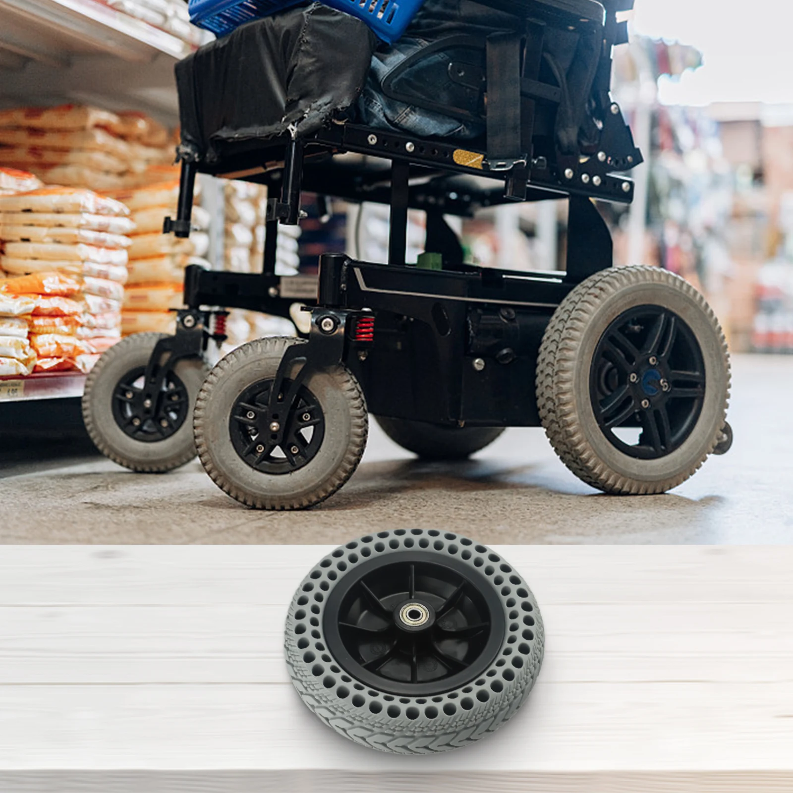 

200x50 Wheels Electric Wheel Hub Private Land With Permission Special Tire Lines Stronger And Safer High-quality Rubber