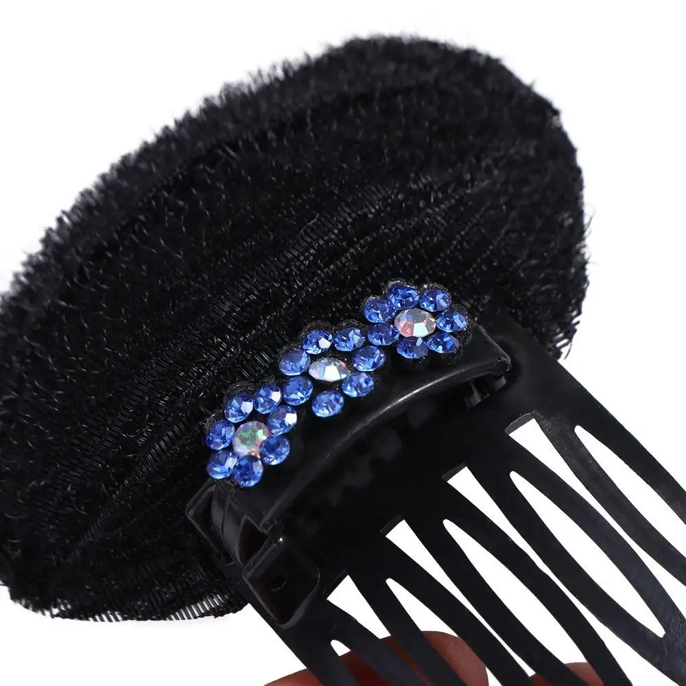 Diamond Puff Hair Head Cushion Flower Sponge Invisible Volume Hair Clip Hair Clip Hair Accessories DIY Hair Styling Tool Daily