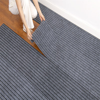 Self-Adhesive Carpet NonSlip Absorbent Carpet Floor Mat Rug PVC Reusable Removable DIY Office Home Hotel Stair Floor Sticker