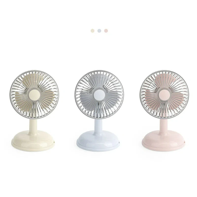 Portable Mini Classic Vintage Desk Fan 2-Speed Adjustable Tilt Personal Air Circulator for Bedroom Office Dorm Room view 6