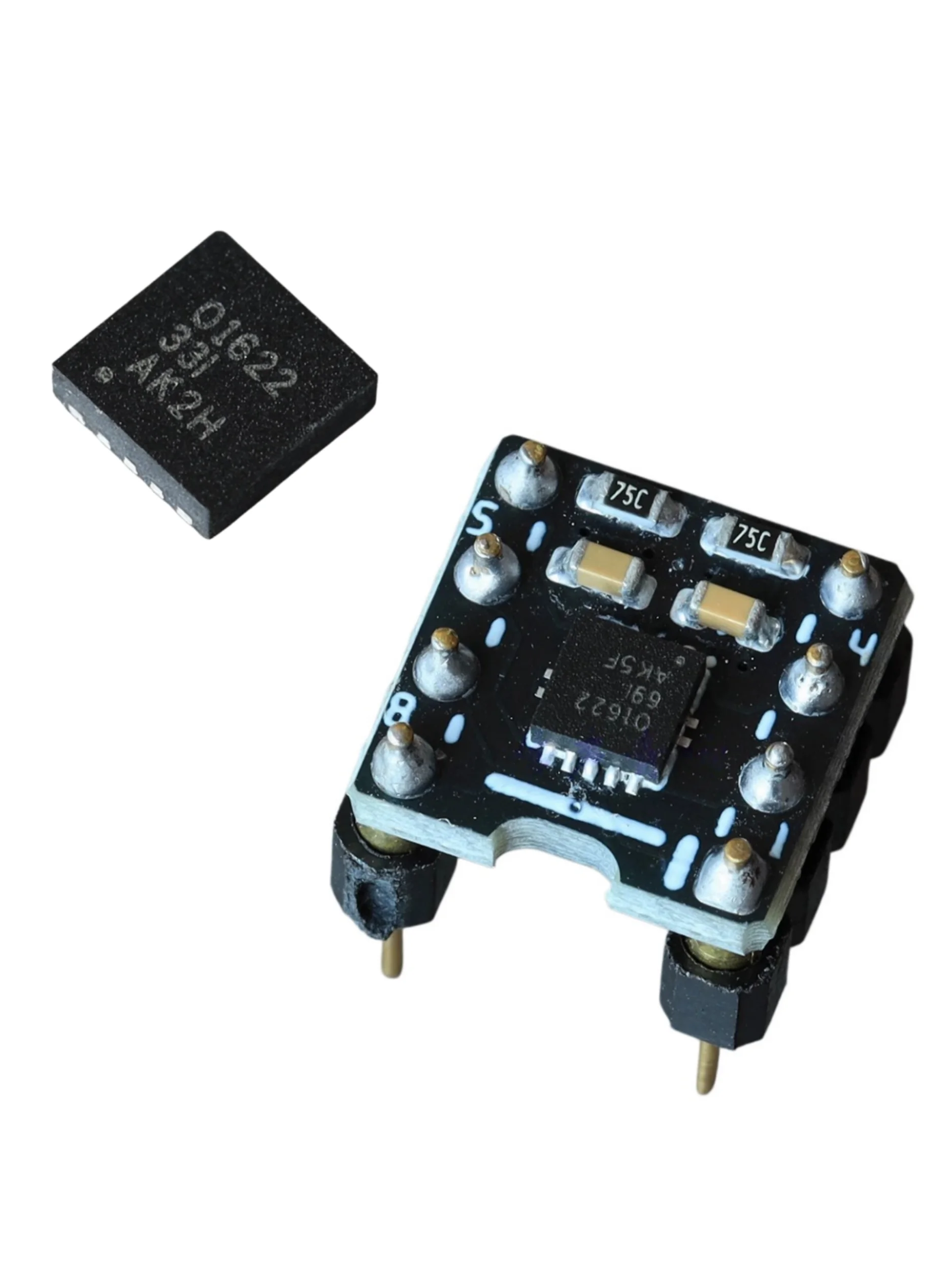 OPA1622 Hi-Fi Audio-Op-Amp-Modul, SON-8 zu DIP-8 Adapter, 145mA, geringe Verzerrung, geringes Rauschen, bipolarer Eingang – Detail 2