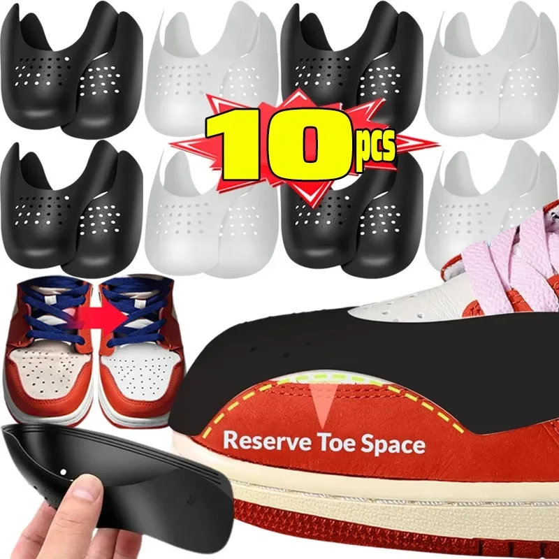 2/10pcs Anti Crease Shoe Protector for Sneakers Toe Caps Anti-wrinkle Support Shoe Stretcher Extender Sport Shoe Protection