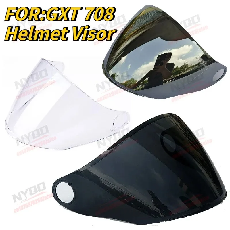 

Motorcycle Helmet Face Mask High-definition Lens Helmet Lining Windproof and Sunscreen Suitable for GXT708 Visor