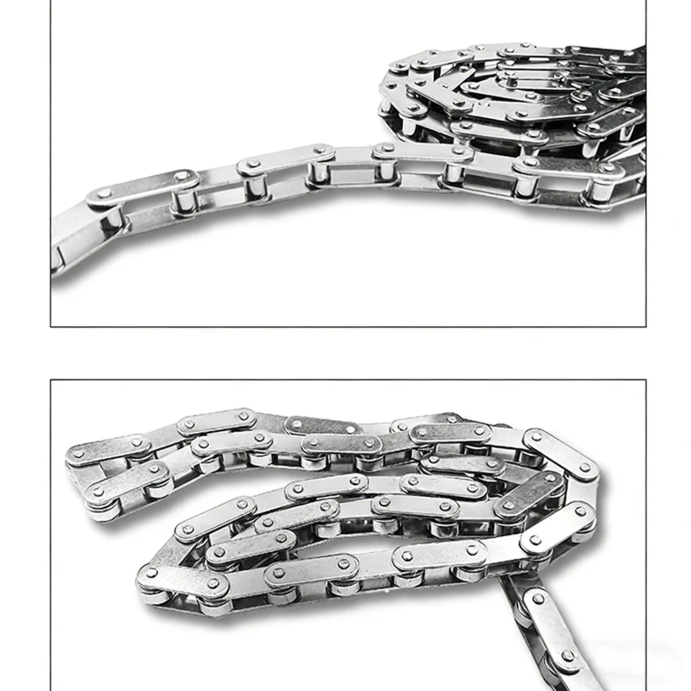 1.524 Meter Double Pitch Roller Chain Large/Mini Roller 304 Stainless Steel Conveyor Chain For Industrial Conveyor System