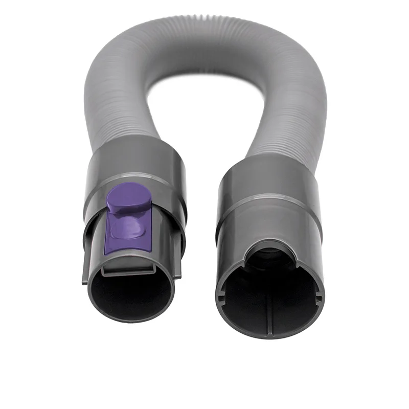 Purple Button Hose For Dyson V7 V8 V10 V11 V12 V15 Vacuum Cleaner Extension Tube Telescopic Pipe Fitting Replacement Accessories