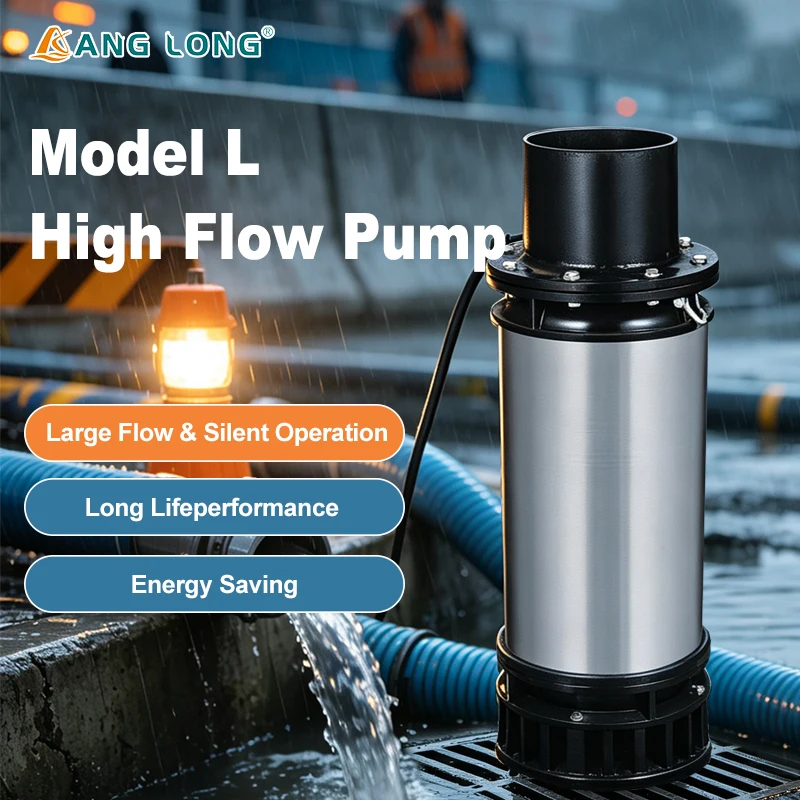 Industrial High Flow Stainless Steel Submersible Pump 380v 5.5kw Electric Automatic Submersible Water Pump