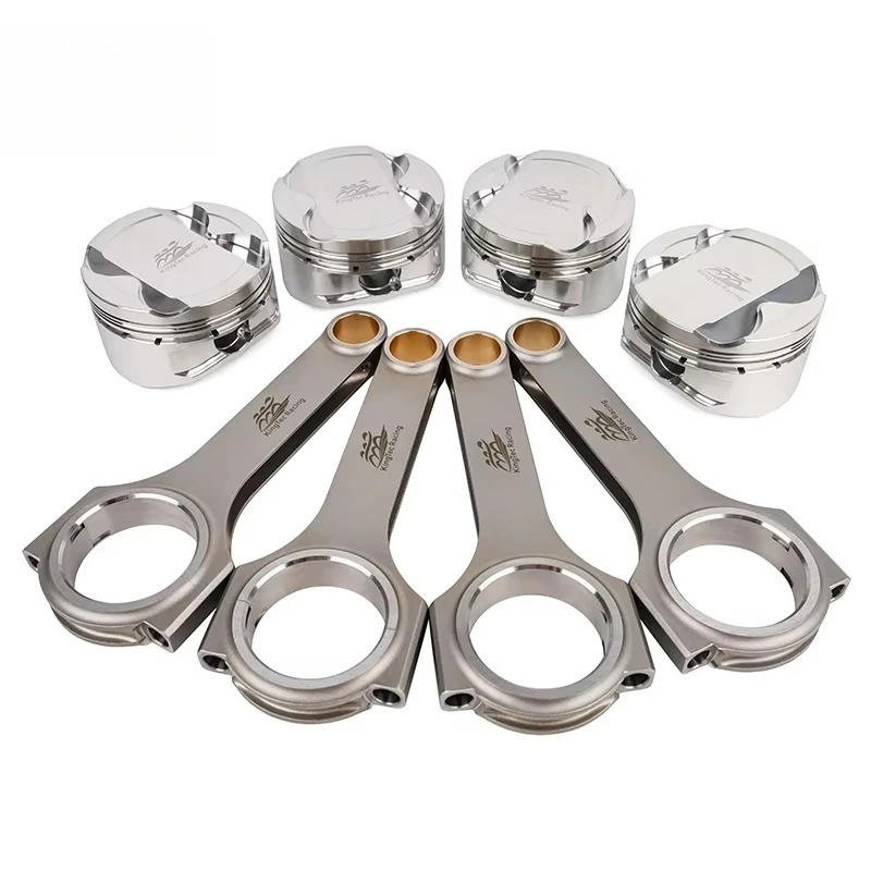 4AGE 20 В кованый поршень шатуна для Sprinter Trueno AE111 Carina 1,6 л, черные верхние детали хода двигателя