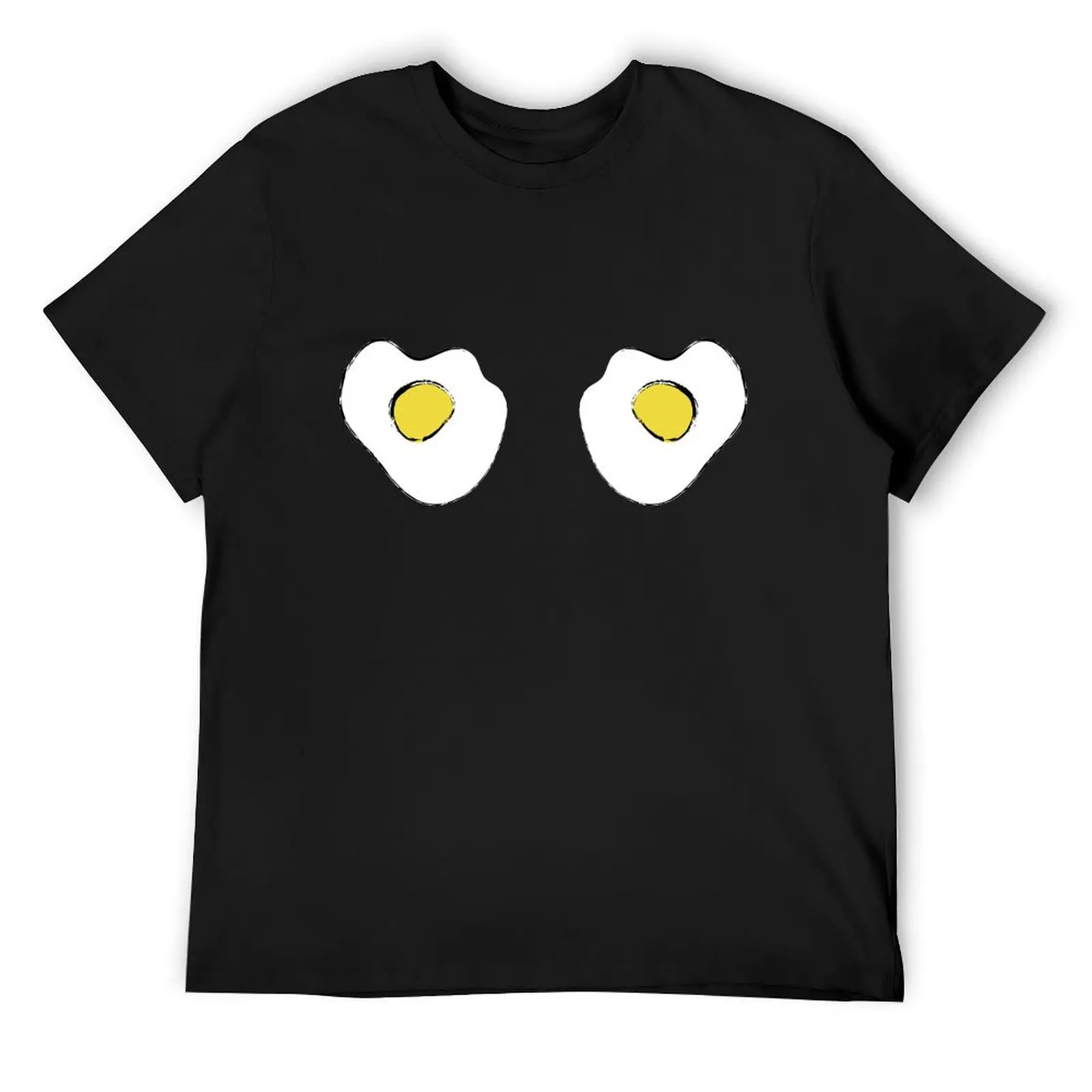 Fried eggs! Seamless pattern with scrambled eggs T-Shirt plain mens t shirts pack